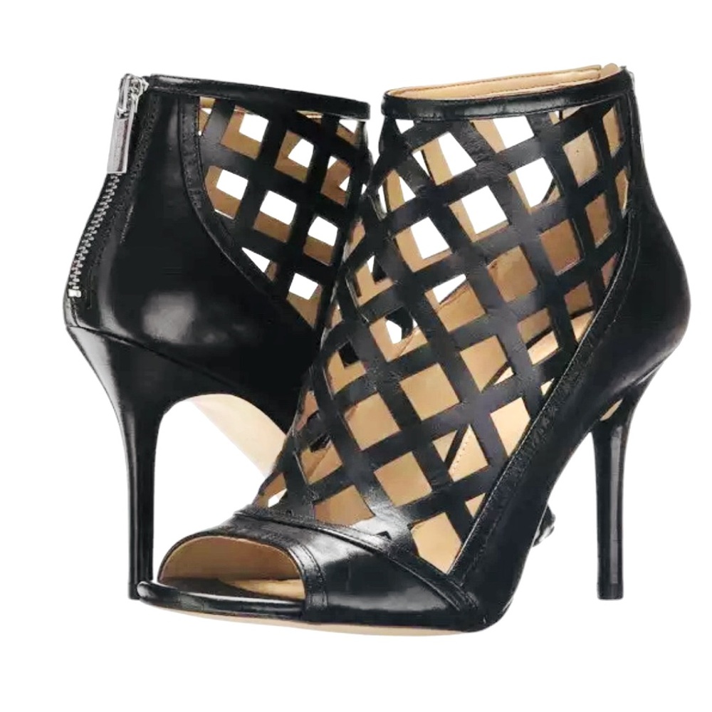 MICHAEL KORS Yvonne Leather Booties - US 9.5M